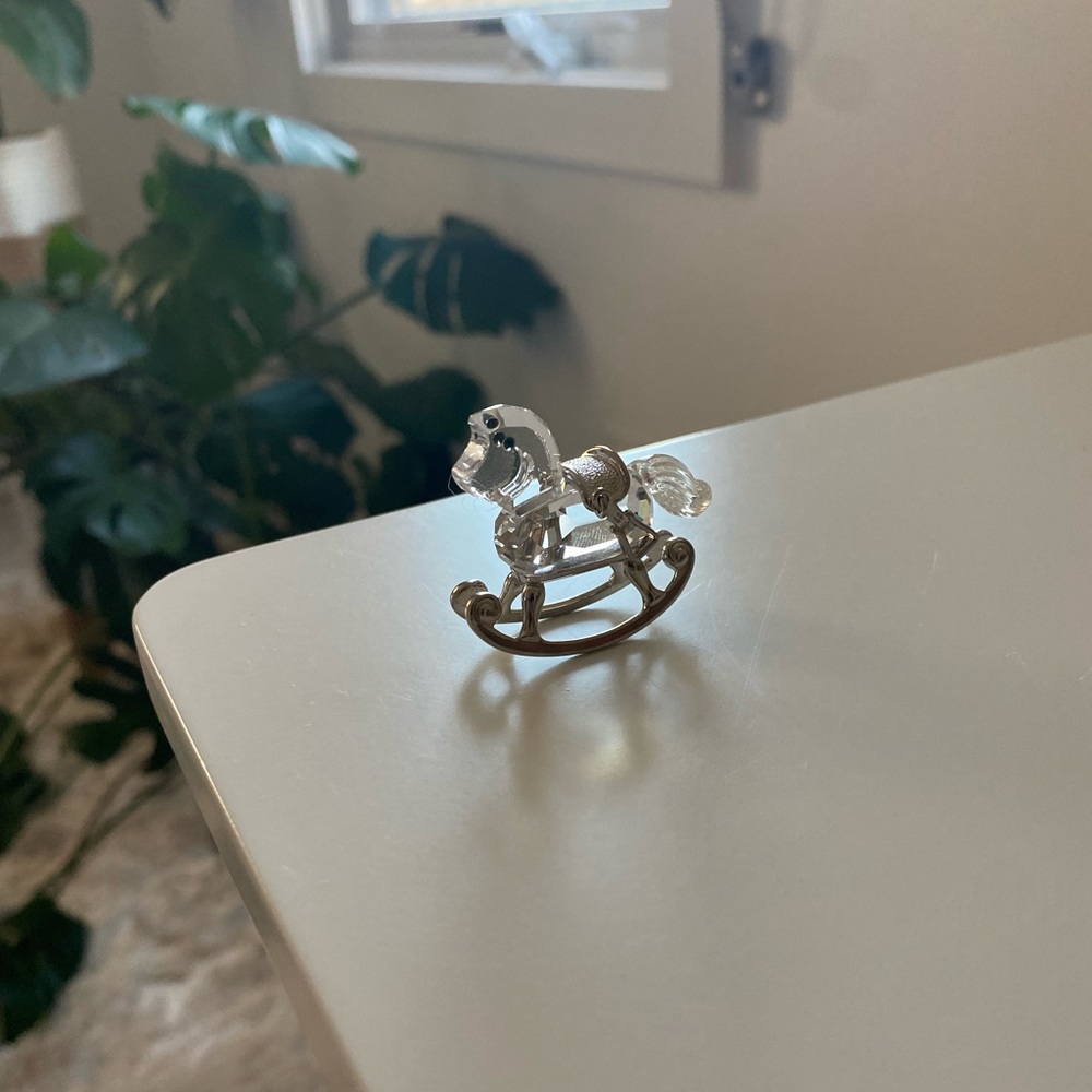 Swarovski Christmas Horse Figurine